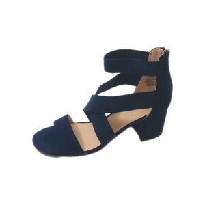 Liz Claiborne Women's Size 10 Emmah Heeled Sandals 10M Navy Blue Strappy